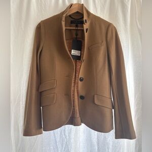 Rag & Bone Women's Dark Camel Slade Blazer Size 00